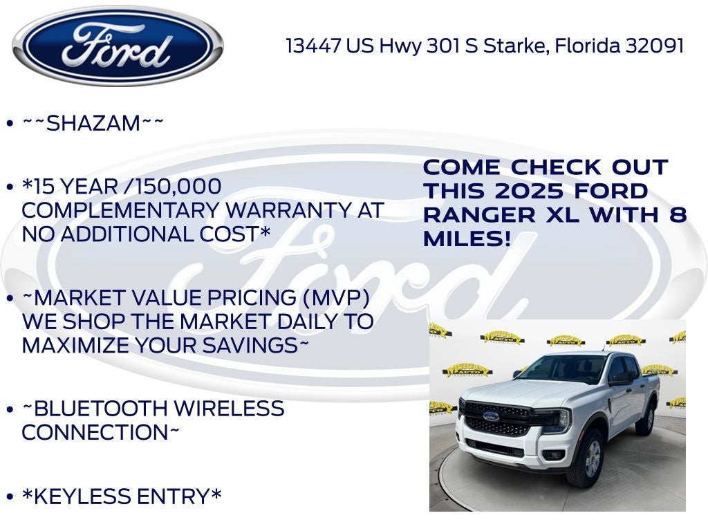 2025 Ford Ranger XL 100A