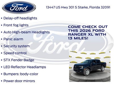 2026 Ford Ranger XL 100A