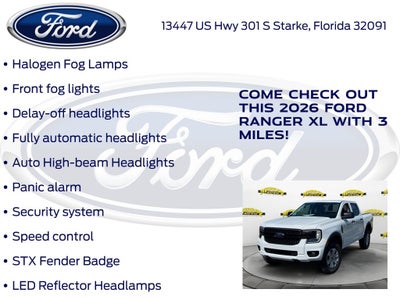 2026 Ford Ranger XL 100A