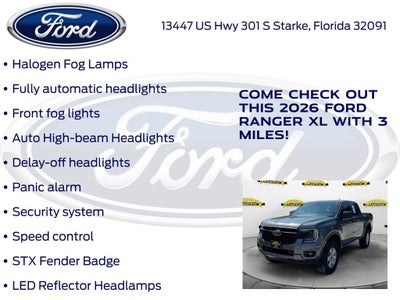 2026 Ford Ranger XL 100A