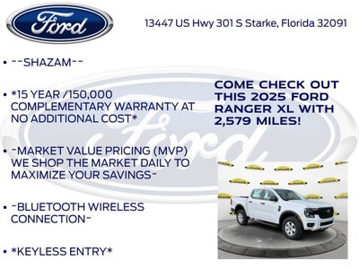 2025 Ford Ranger XL 100A