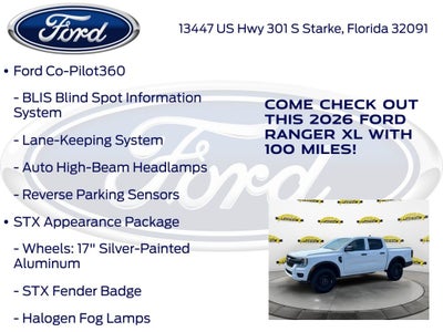 2026 Ford Ranger XL 100A
