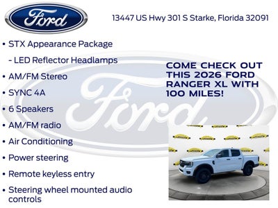 2026 Ford Ranger XL 100A