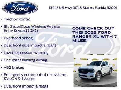 2025 Ford Ranger XL 100A