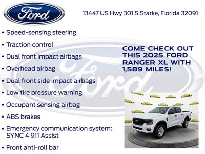 2025 Ford Ranger XL 100A