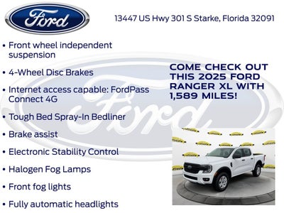 2025 Ford Ranger XL 100A