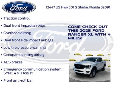 2025 Ford Ranger XL 100A