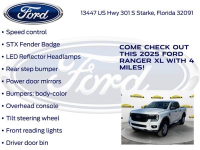 2025 Ford Ranger XL 100A