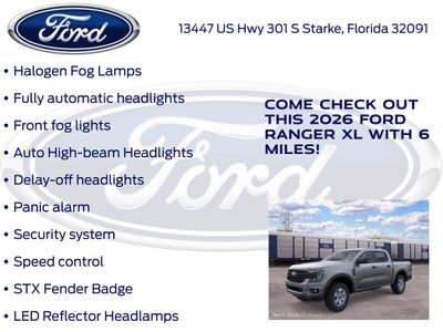 2026 Ford Ranger XL 100A