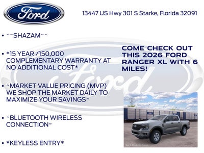 2026 Ford Ranger XL 100A