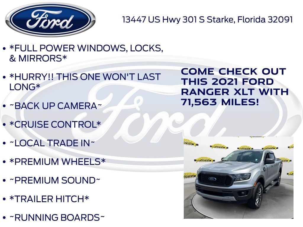 2021 Ford Ranger XLT