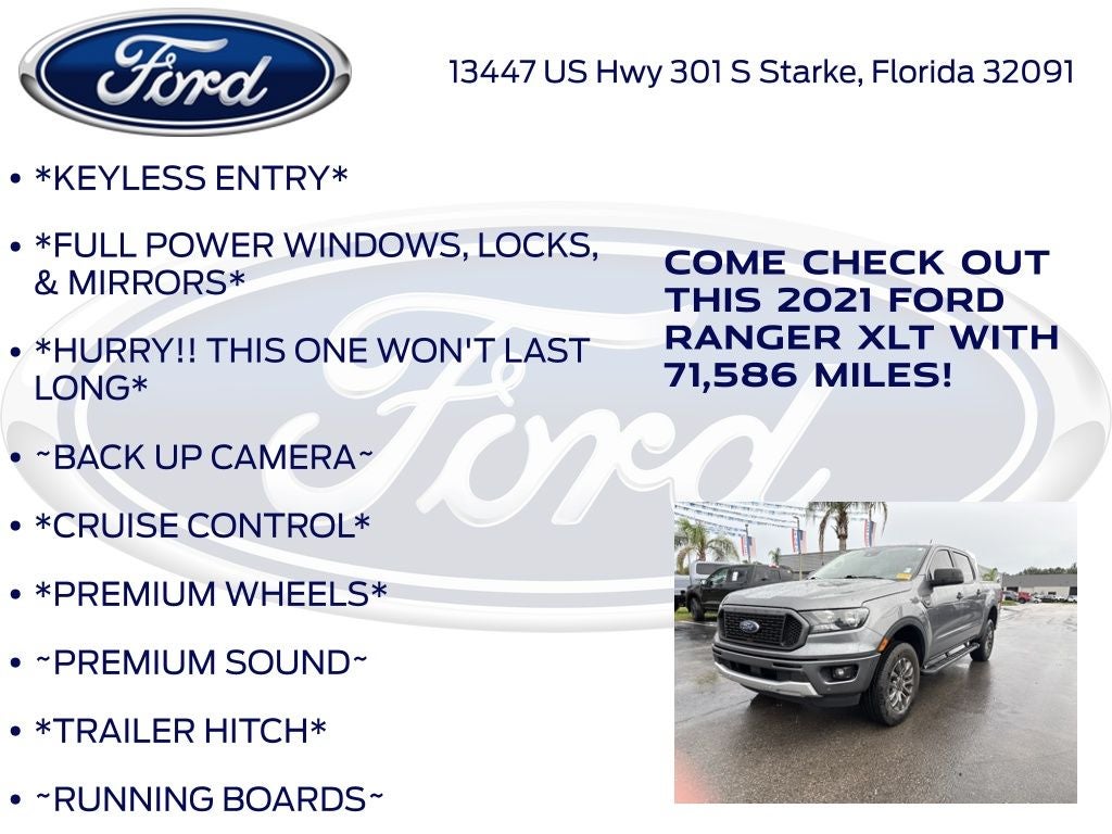 2021 Ford Ranger XLT
