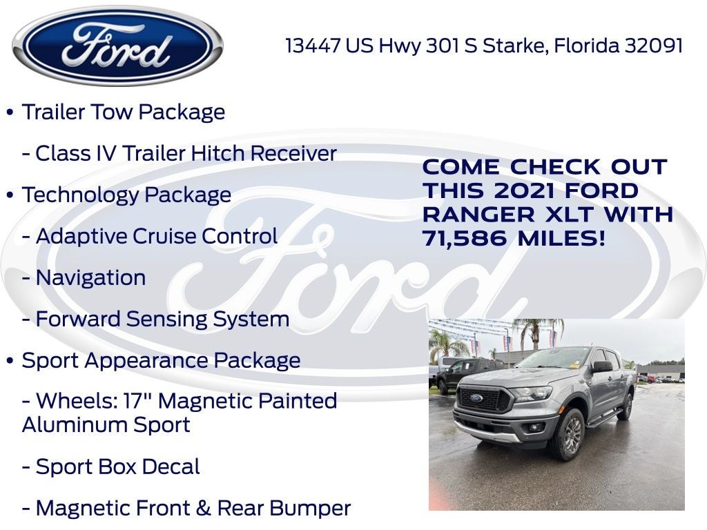 2021 Ford Ranger XLT
