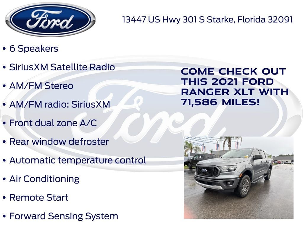 2021 Ford Ranger XLT