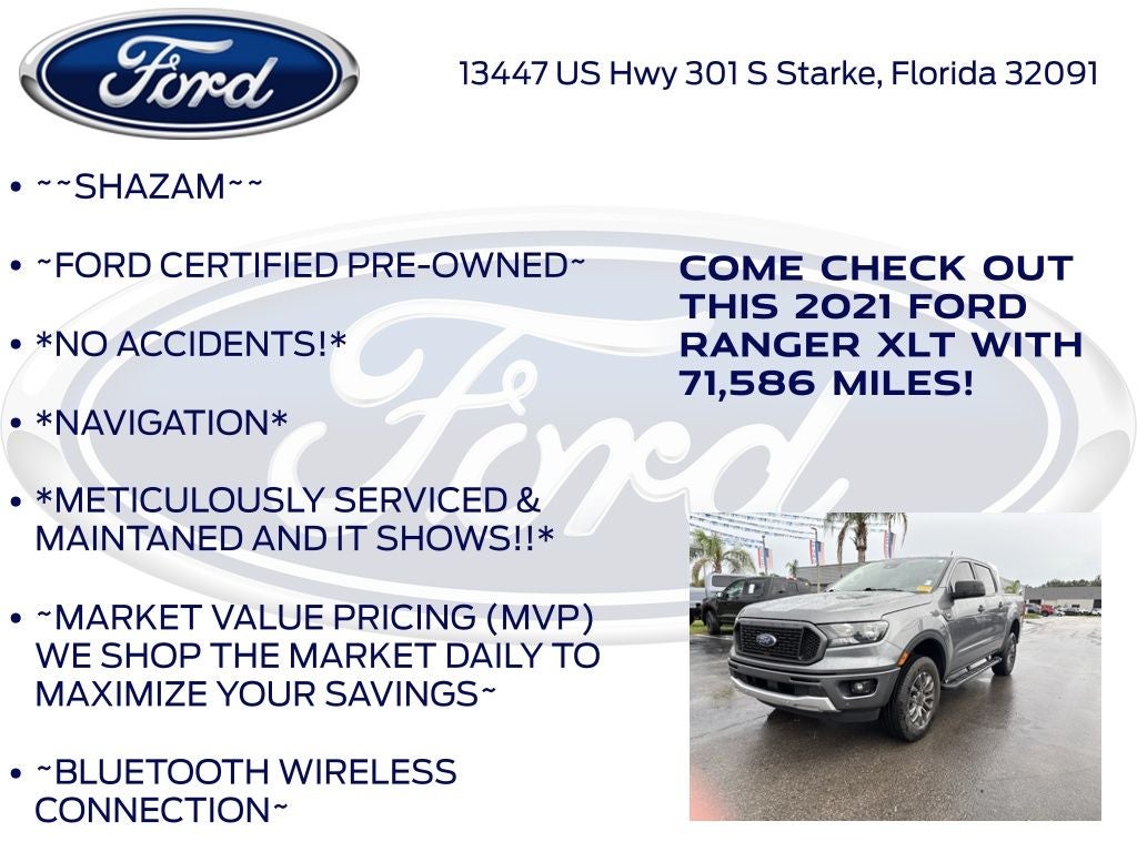 2021 Ford Ranger XLT