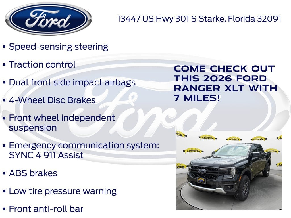 2026 Ford Ranger XLT 300A