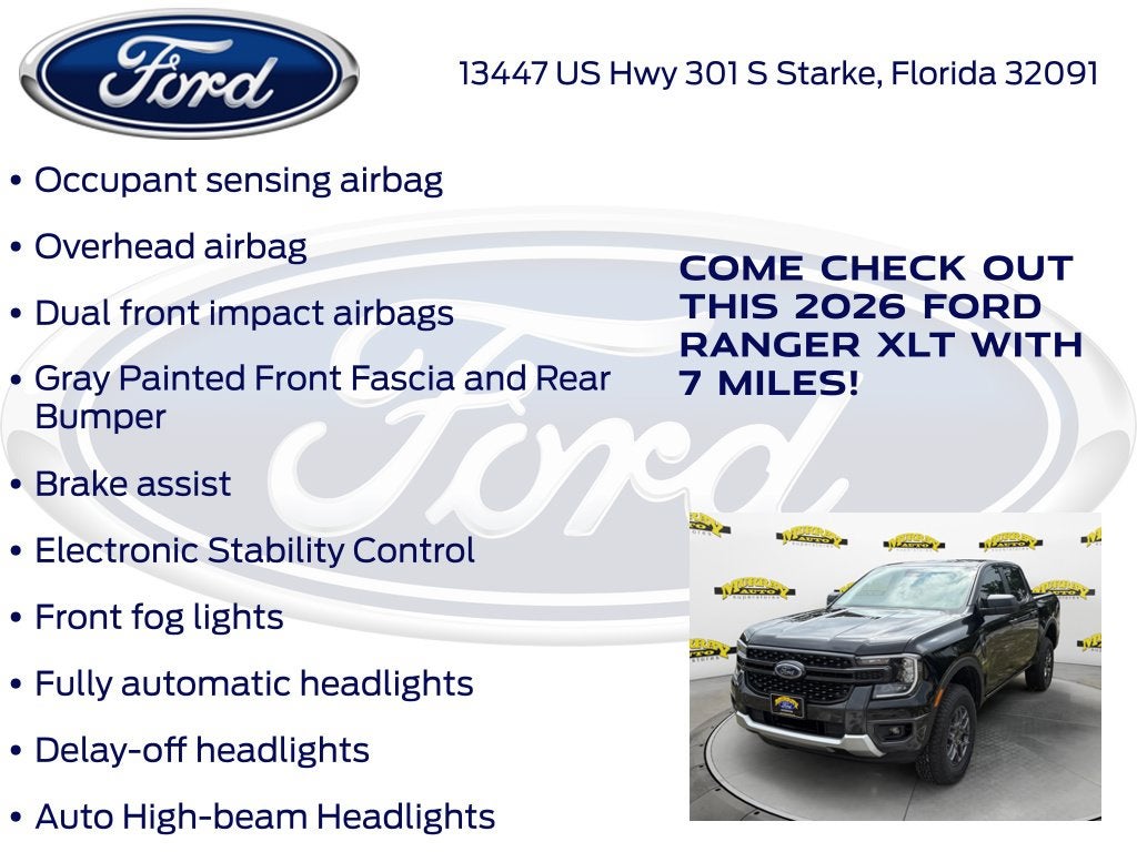 2026 Ford Ranger XLT 300A