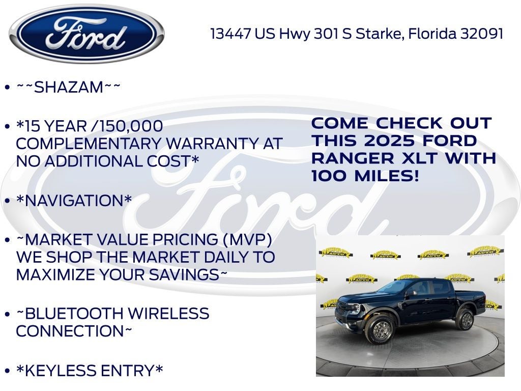 2025 Ford Ranger XLT 300A