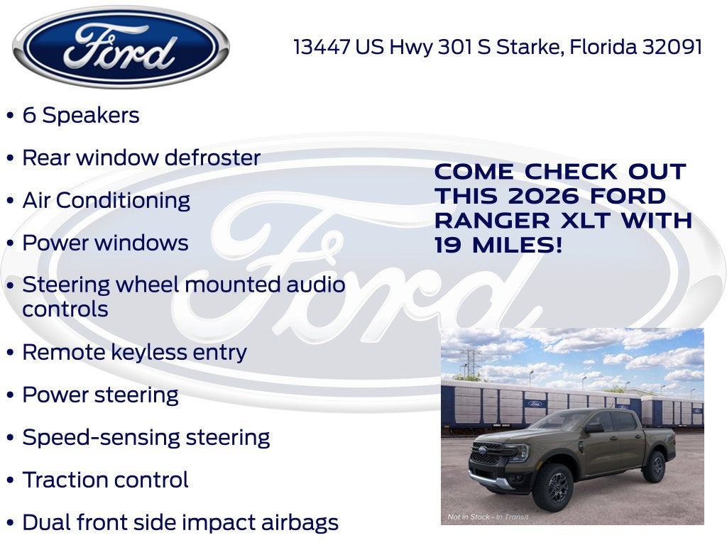 2026 Ford Ranger XLT 300A