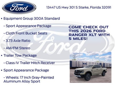 2026 Ford Ranger XLT InTransit