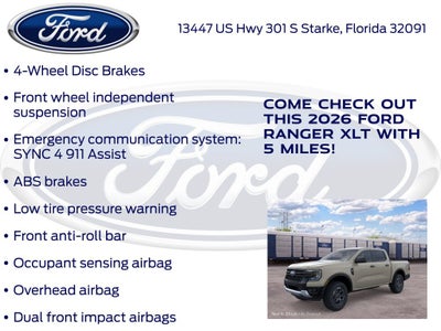 2026 Ford Ranger XLT 300A