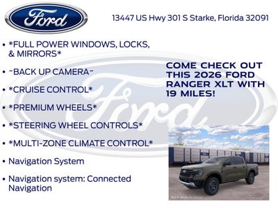 2026 Ford Ranger XLT 301A