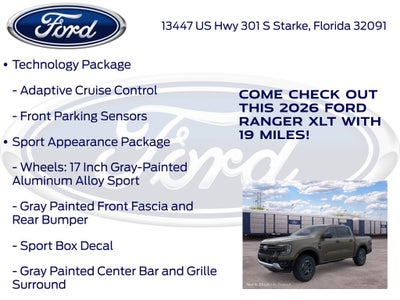 2026 Ford Ranger XLT 301A