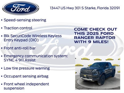 2025 Ford Ranger Raptor 800A