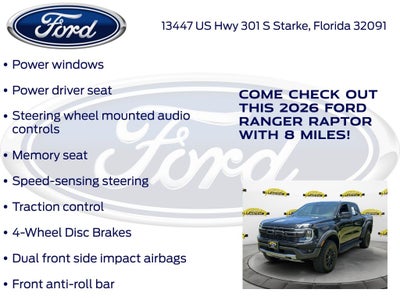 2026 Ford Ranger Raptor 800A