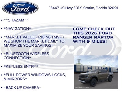 2026 Ford Ranger Raptor 800A