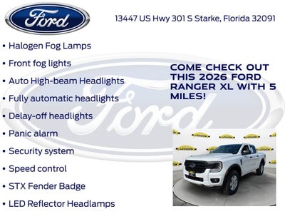 2026 Ford Ranger XL 100A
