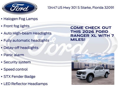 2026 Ford Ranger XL 100A