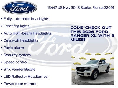 2026 Ford Ranger XL 100A