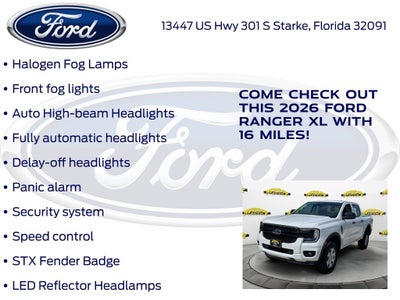 2026 Ford Ranger XL 100A