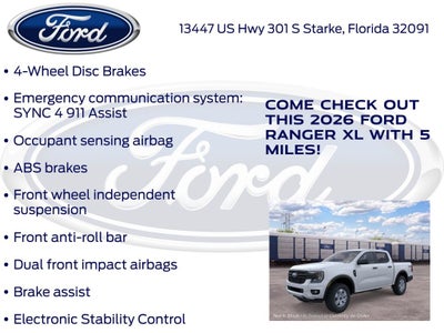 2026 Ford Ranger XL 100A