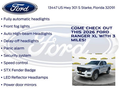 2026 Ford Ranger XL 100A