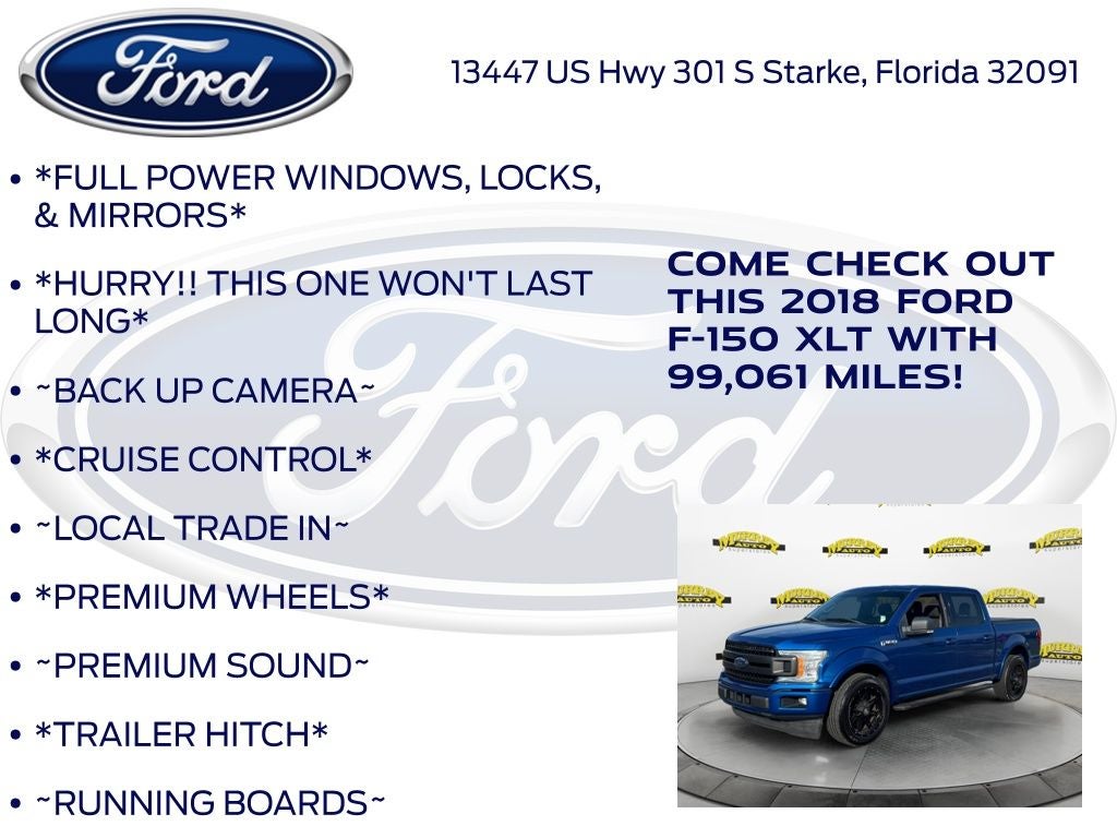 2018 Ford F-150 XLT