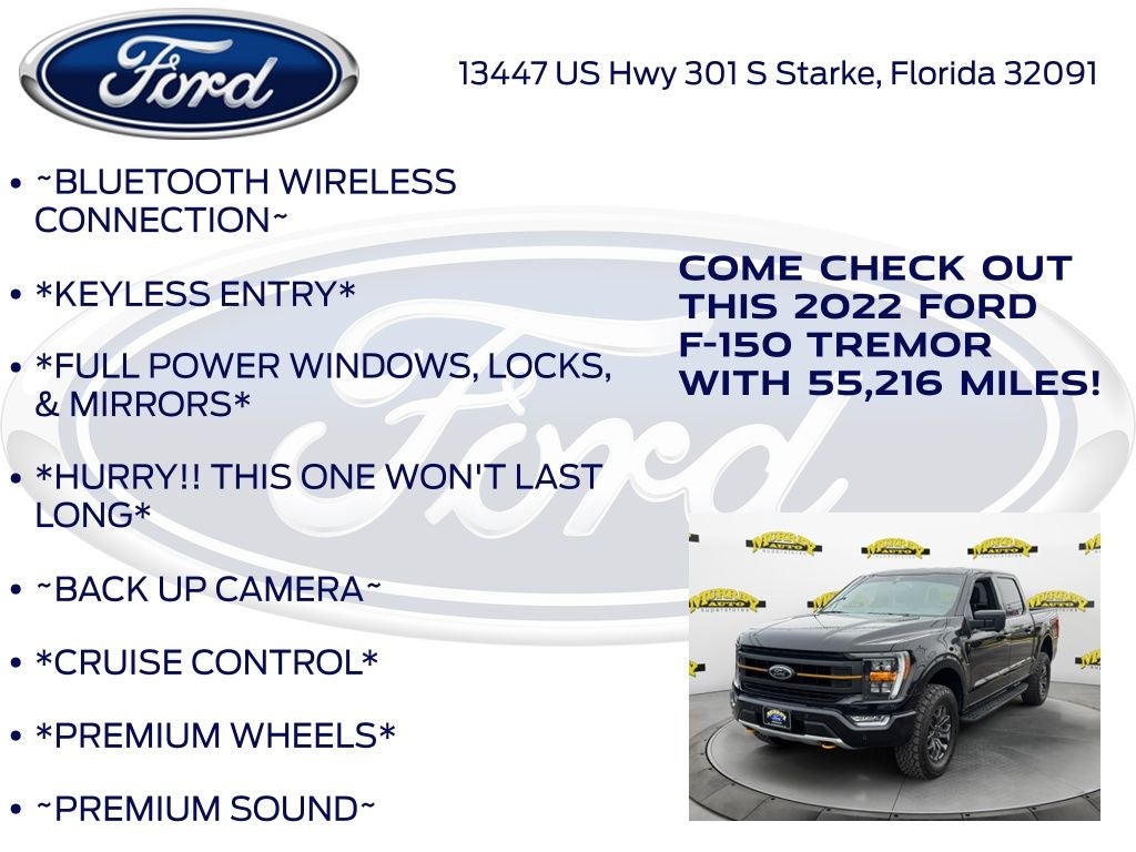 2022 Ford F-150 Tremor