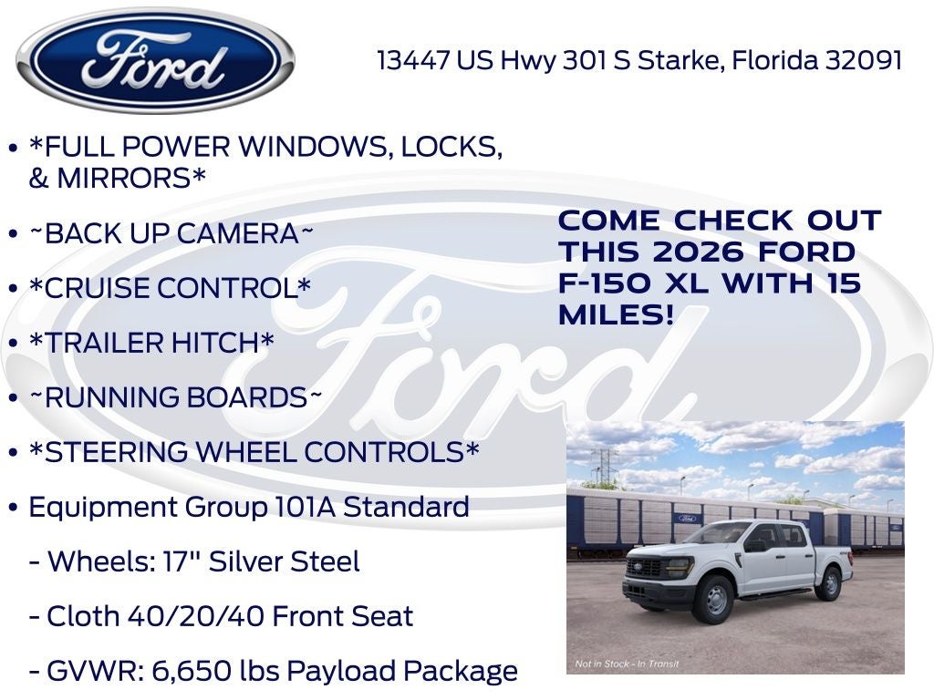 2026 Ford F-150 XL 101A