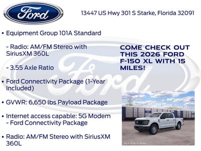 2026 Ford F-150 XL 101A