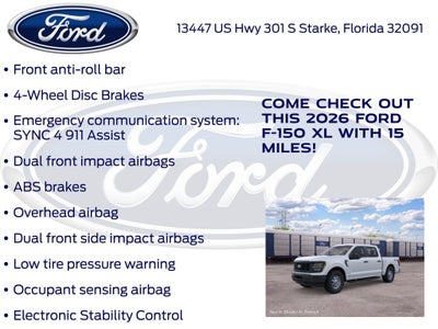 2026 Ford F-150 XL 101A