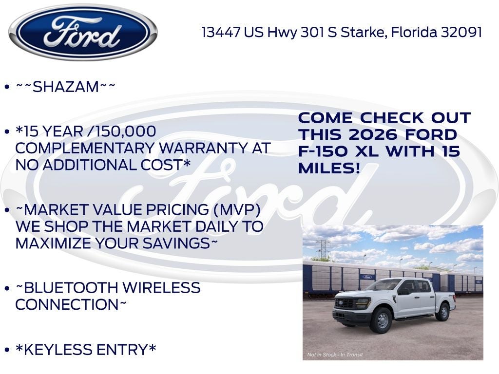 2026 Ford F-150 XL 101A