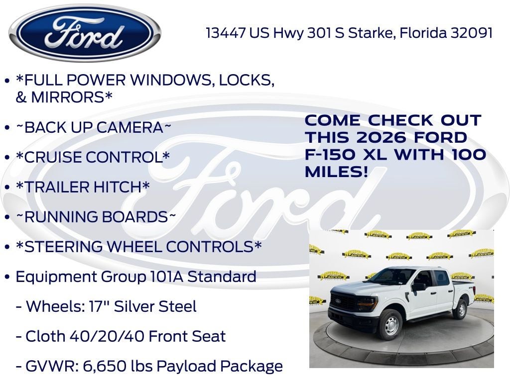 2026 Ford F-150 XL 101A