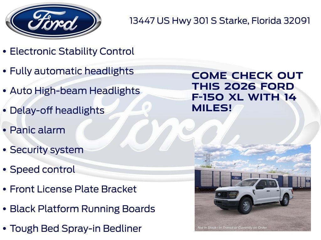 2026 Ford F-150 XL 101A
