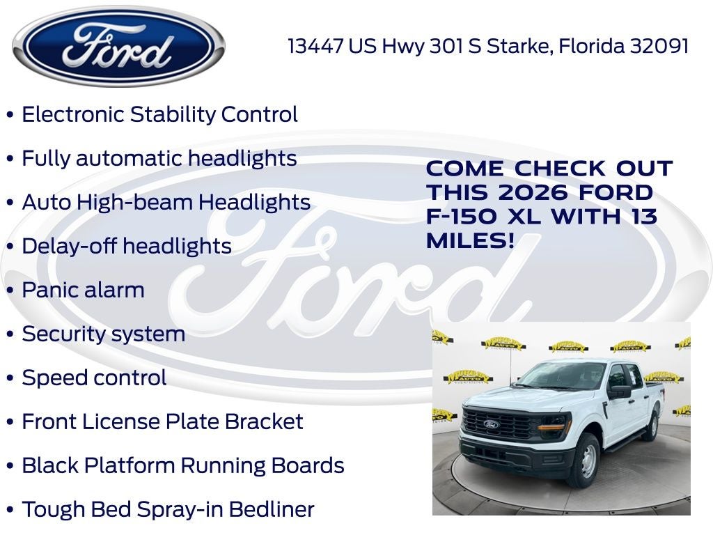 2026 Ford F-150 XL 101A