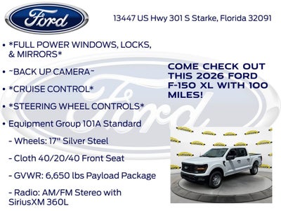 2026 Ford F-150 XL 101A