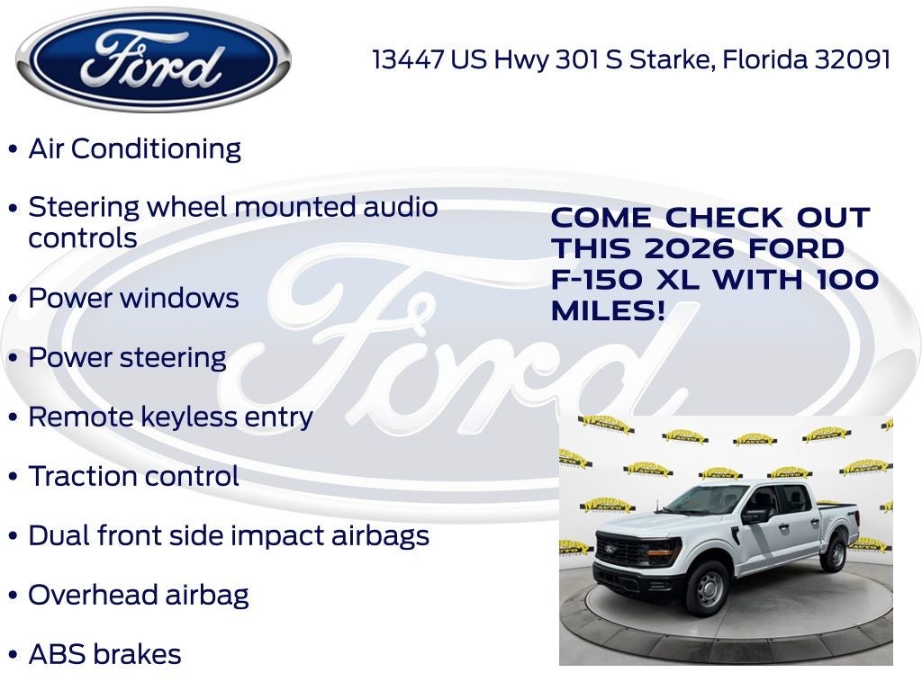 2026 Ford F-150 XL 101A