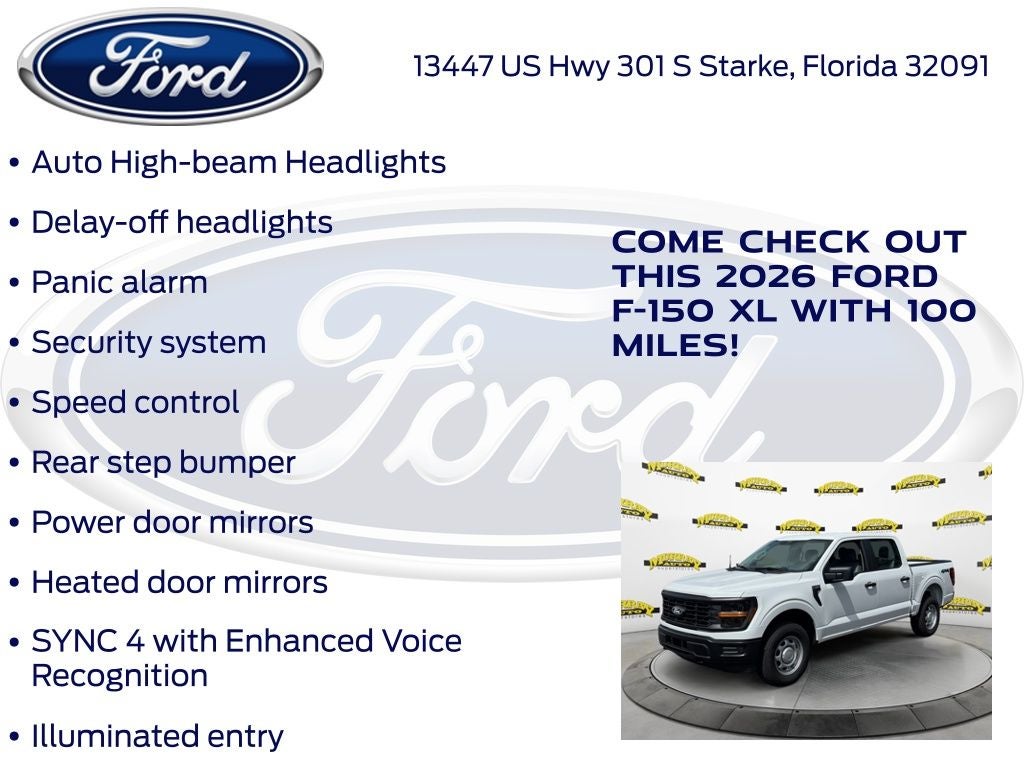 2026 Ford F-150 XL 101A
