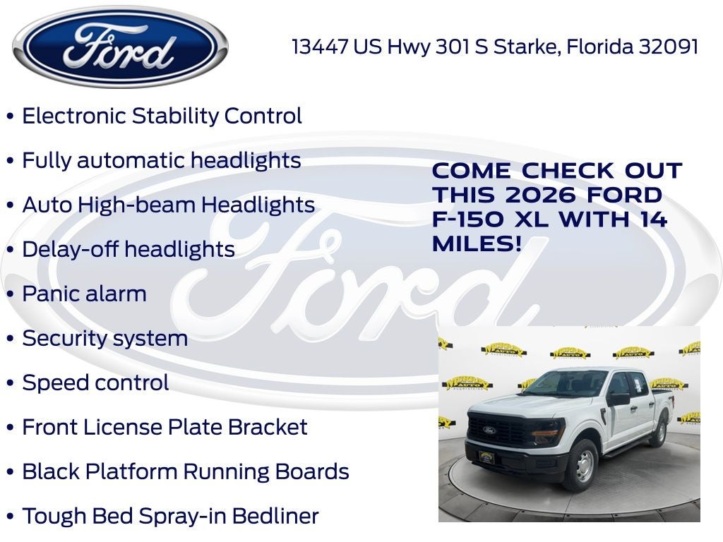 2026 Ford F-150 XL 101A