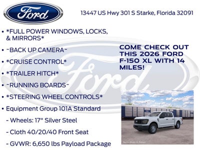 2026 Ford F-150 XL 101A